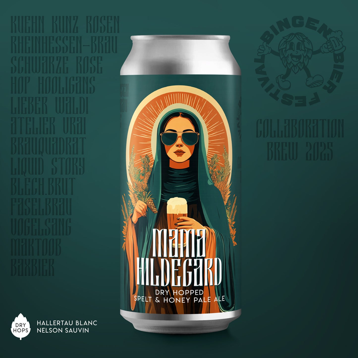 MAMA HILDEGARD DH Spelt & Honey Pale Ale (inkl. € 0.25 Pfand), Bingen Bier Festival Collab