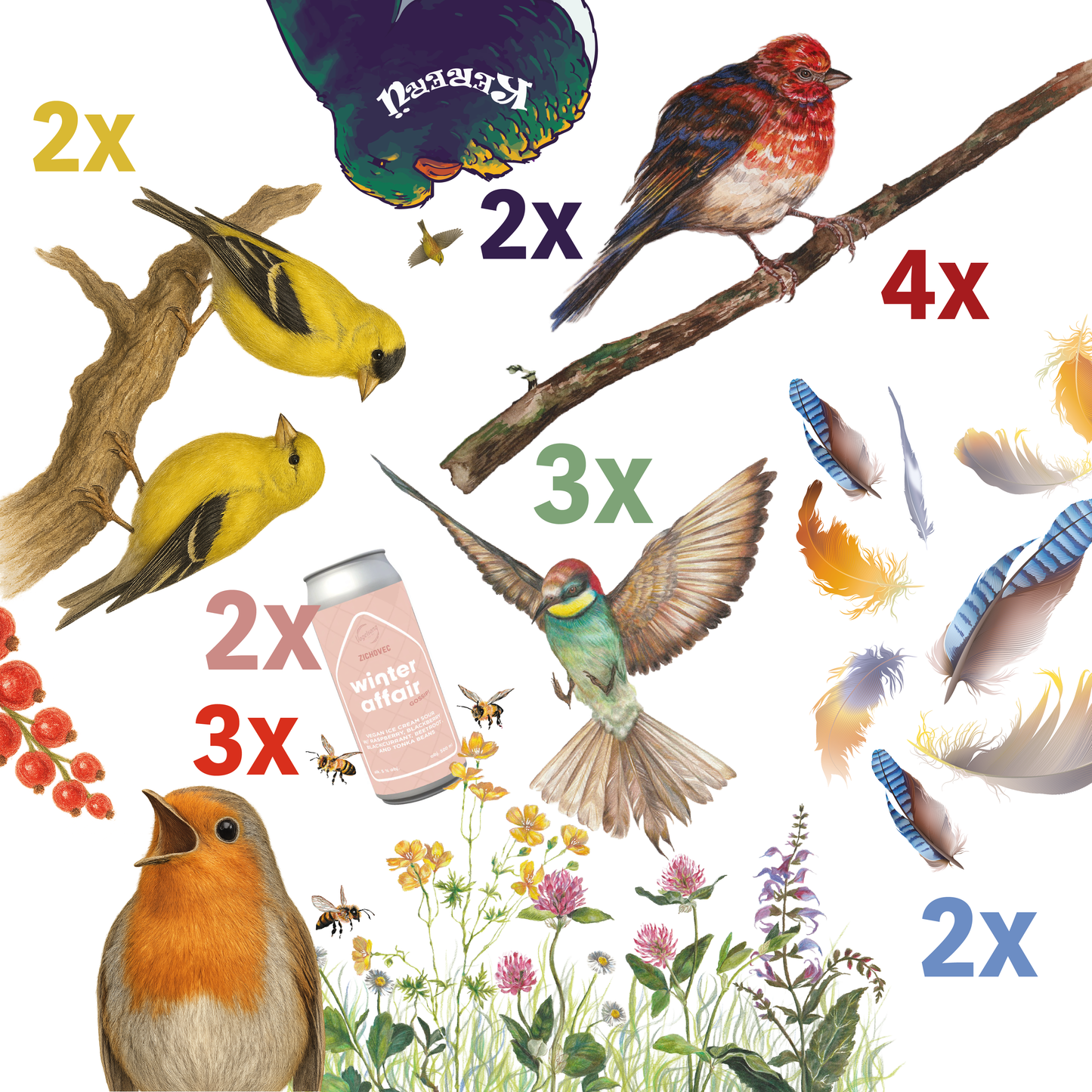 Sommerpaket - 18 Dosen in unserem neuen Premiumkarton (inkl. MwSt. & Pfand)